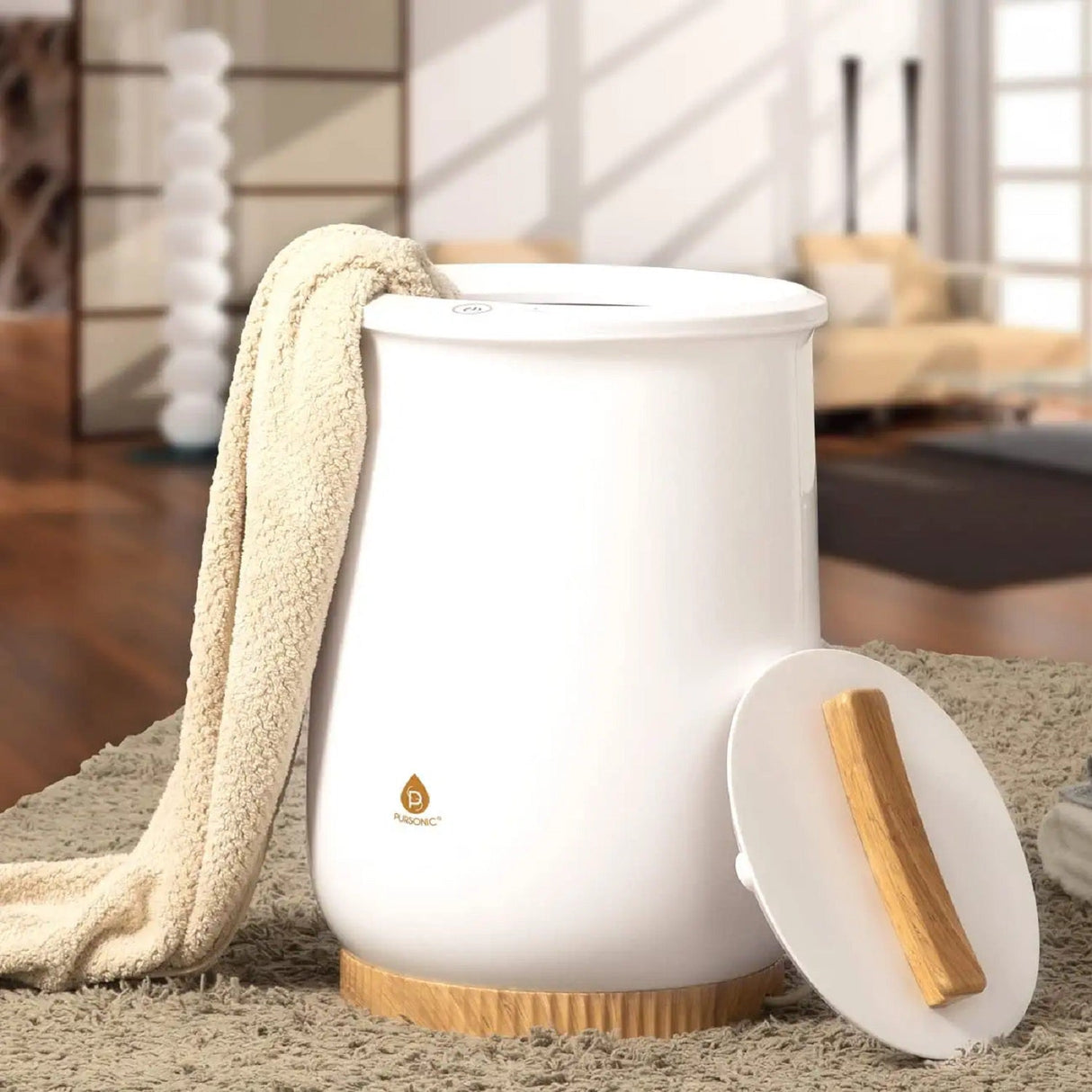 FlameGlow Aromatherapy Diffuser, Pursonic 6-Pack Essential Oils & Portable 360° Hi-Res Wireless Speaker