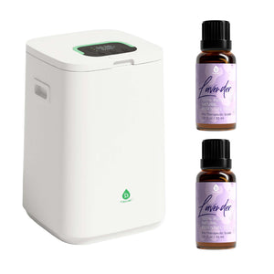 Luxury Home Spa Bundle – Towel Warmer & Lavender Essential Oil by Pursonic