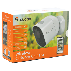 Toucan Wireless Outdoor/Indoor Battery Powered Security Camera 1080p by Toucan