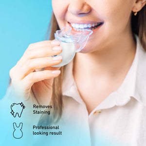 Pursonic LED Teeth Whitening Solution, Whitening Strips & Charcoal Toothbrush Bundle