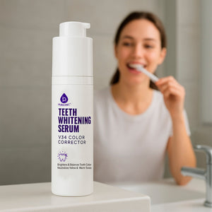 Elevate Your Smile: Natural Cedarwood Toothbrushes (6-Pack) & V34 Whitening Serum Bundle