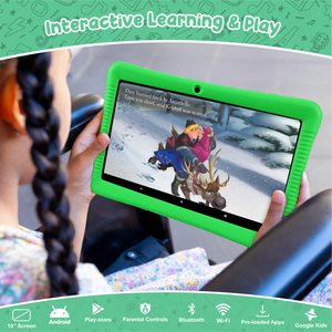 Contixo K102 10" Kids Tablet with Kids Bluetooth Karaoke and Two Microphones by Contixo