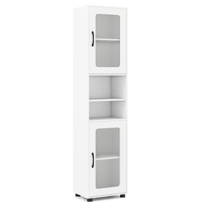 Tall Bathroom Storage Cabinet 67 Inches Freestanding Storage Organizer-White