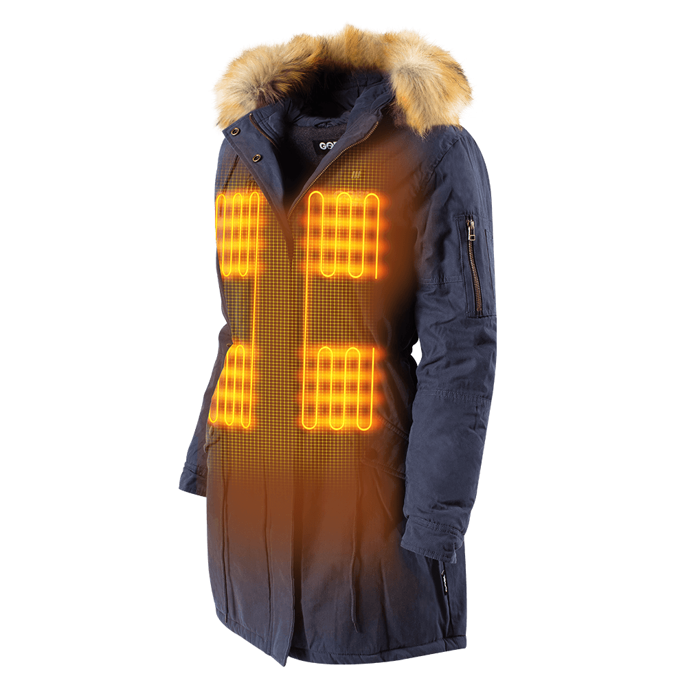 Terra Womens Heated Parka by Gobi Heat