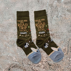 These Are My Road Trip Socks | Fun Travel-Inspired Crew Socks