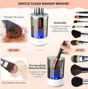 Automatic Makeup Brush Cleaner
