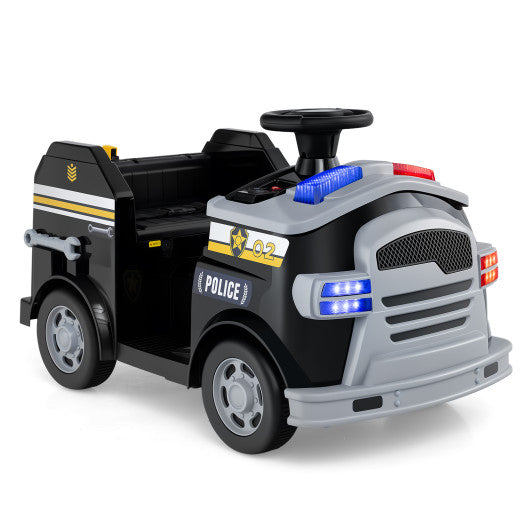 Toddler Fire Toy Car with Shovel and Wrench for Ages 37-95 Months-Black