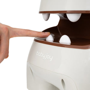 Toddler Ride on Toy Walking Sliding Car with Lights and Music-White