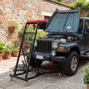 Topside Automotive Engine Creeper with 400 Pounds Capacity 42-69 Inches