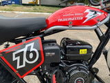 TrailMaster Hurricane 200X Mini Bike, 208cc 7.5 HP with Torque Converter, Dual Disc Brake, Front & Rear Suspension