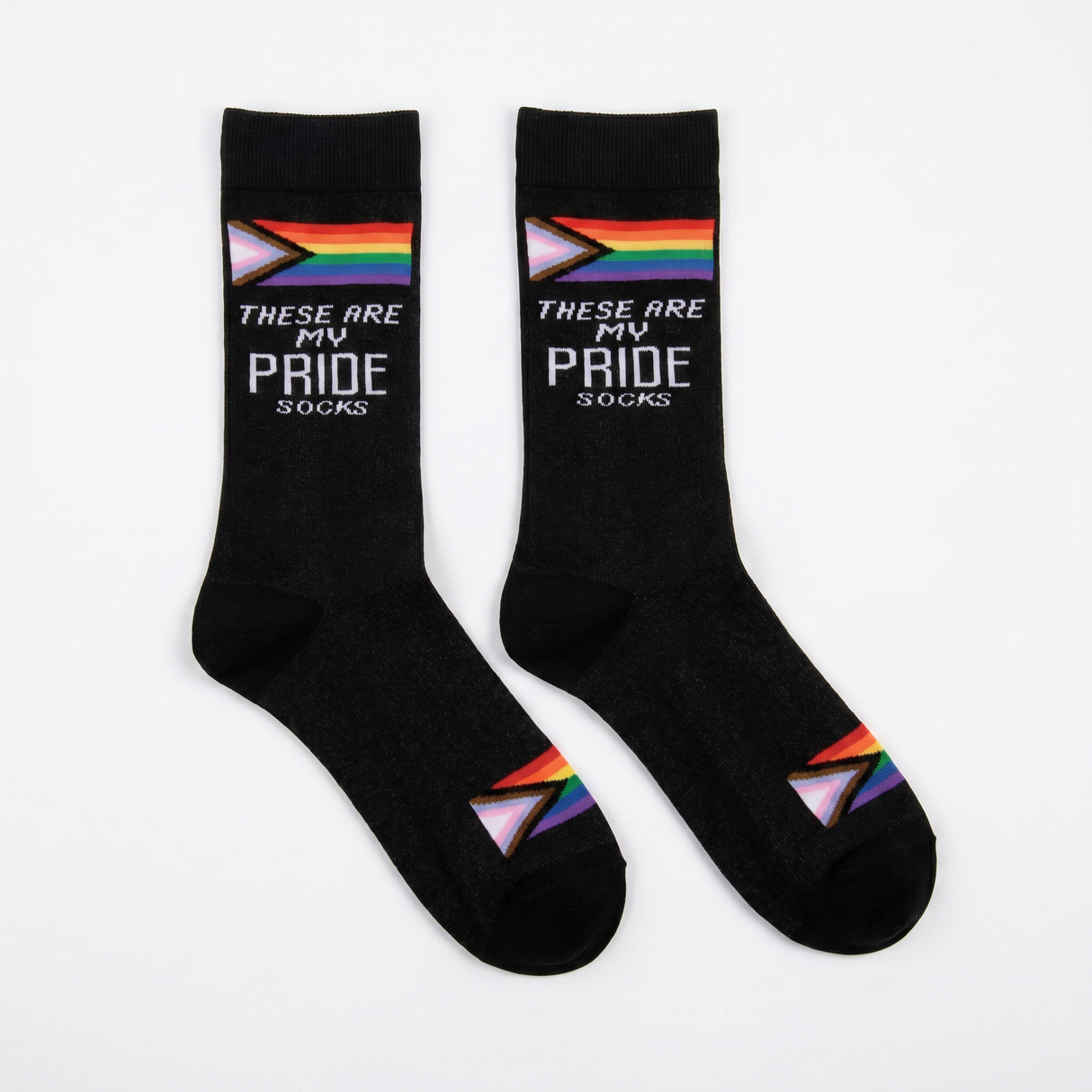 Treat Yo Self Gift Set | Jumbo Wine Glass & Pride Socks in Gift Bag | Ready to Gift!