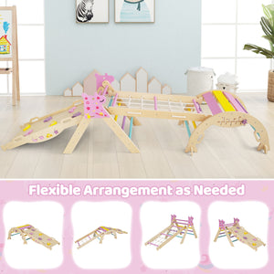 Triangle Set 8-in-1 Foldable Baby Climbing Toys Unicorn Theme