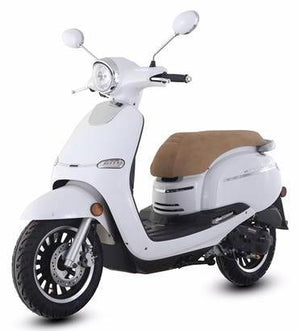 TrailMaster Turino 50cc Street Scooter, 12" Wheels, Ships Fully Assembled