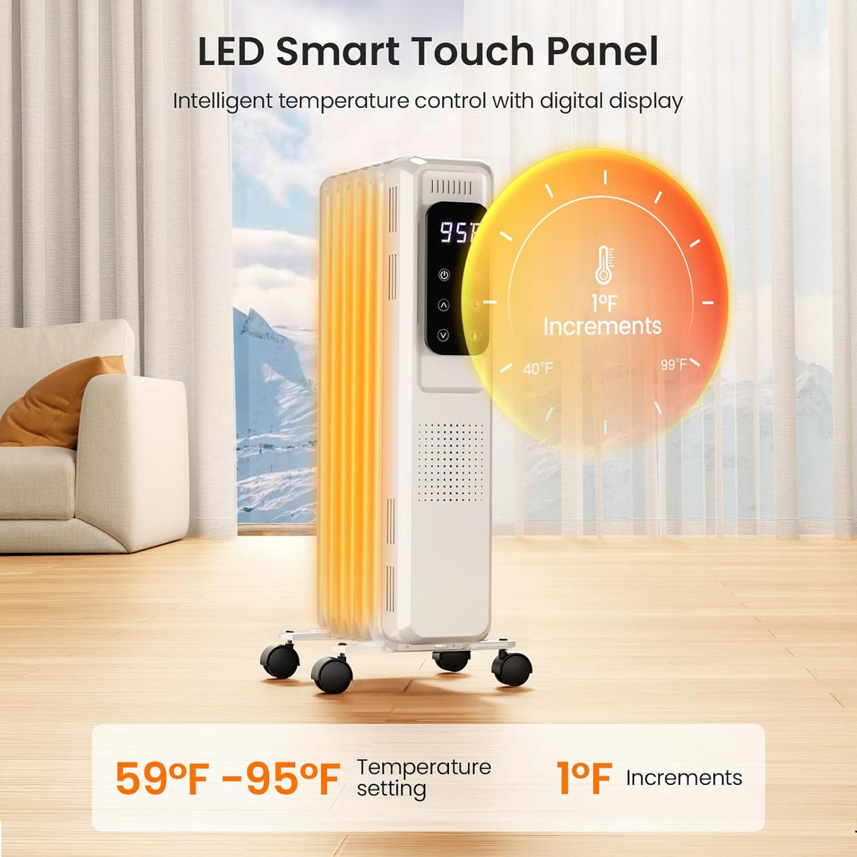 Kismile Portable Electric Space Heater Series
