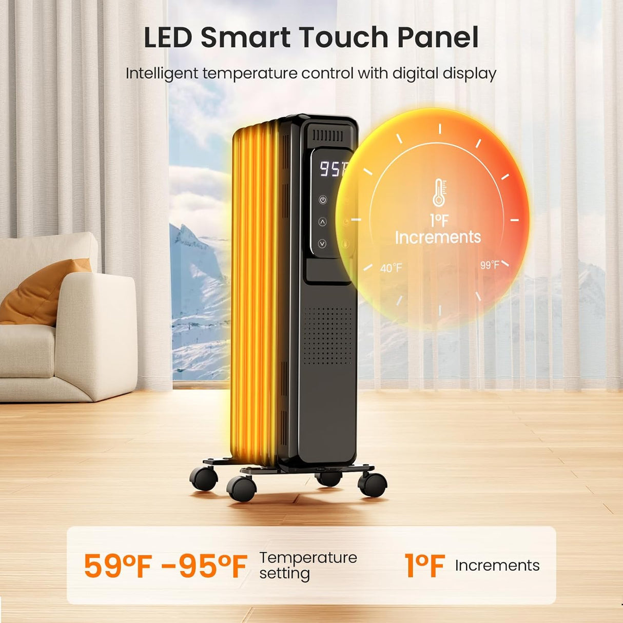 Kismile Portable Electric Space Heater Series
