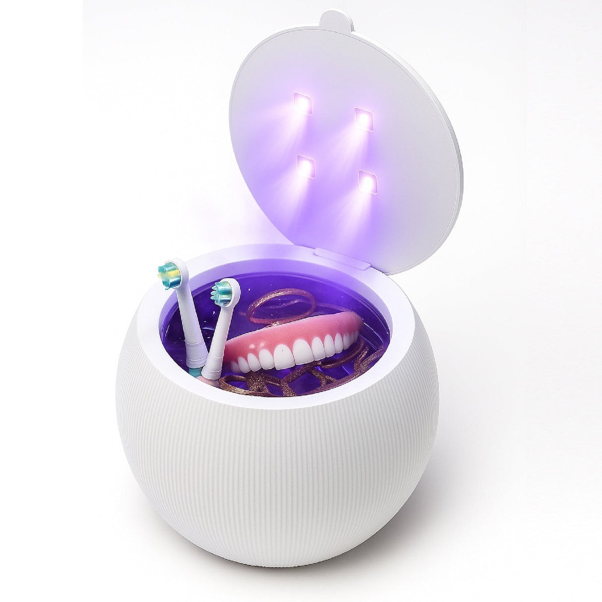 Pursonic Advanced Oral Care & Hygiene Bundle – Ultrasonic Cleaner Pod + Rechargeable Electric Toothbrush by Pursonic