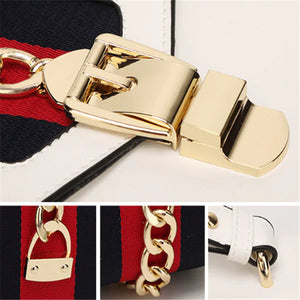 Small Square Bag with Ribbon and Wine God Design