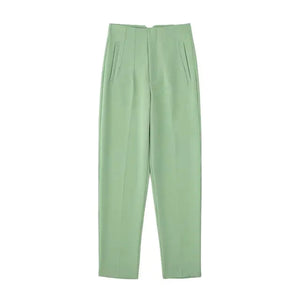 Chic Office Lady Straight Pants