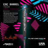 Axe Avenge Pro 3 Hybrid USA Baseball Bat , -8