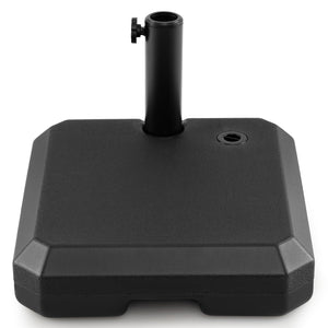 Umbrella Base for Half Patio Umbrellas 48.5 lbs Water & Sand Fillable Umbrella Stand