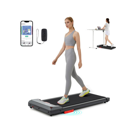 2.5HP Under Desk Treadmill with Remote Control and LED Display-Black