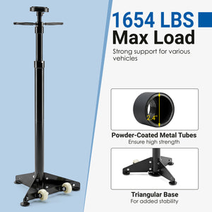 Underhoist Support Stand for Vehicle Components Support-Black