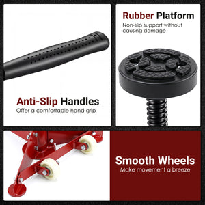 Underhoist Support Stand for Vehicle Components Support-Red