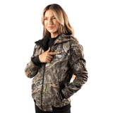 Shadow Womens Heated Hunting Hoodie - Mossy Oak® Camo by Gobi Heat