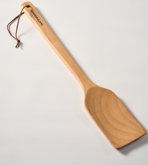 Extra Long Wooden Spatula - 18-inch Heavy Duty Stir Paddle for Cooking in Big Pots & Wall Décor - Solid Natural Hard Wood Large Spatula.