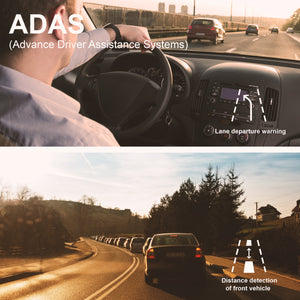 Rexing V3C Dual Camera Front and Inside Cabin Full HD 1080p Dash Cam with WiFi (Open Box)