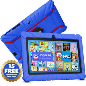 Contixo V8-2 7" Kids Tablet, Headphones, & Tablet Bag Bundle