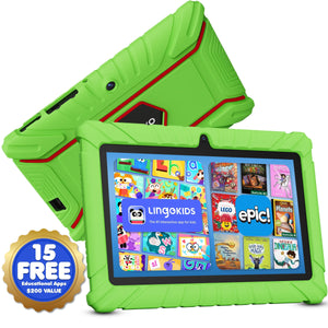Contixo V8-2 7" Kids Tablet, Headphones, & Tablet Bag Bundle