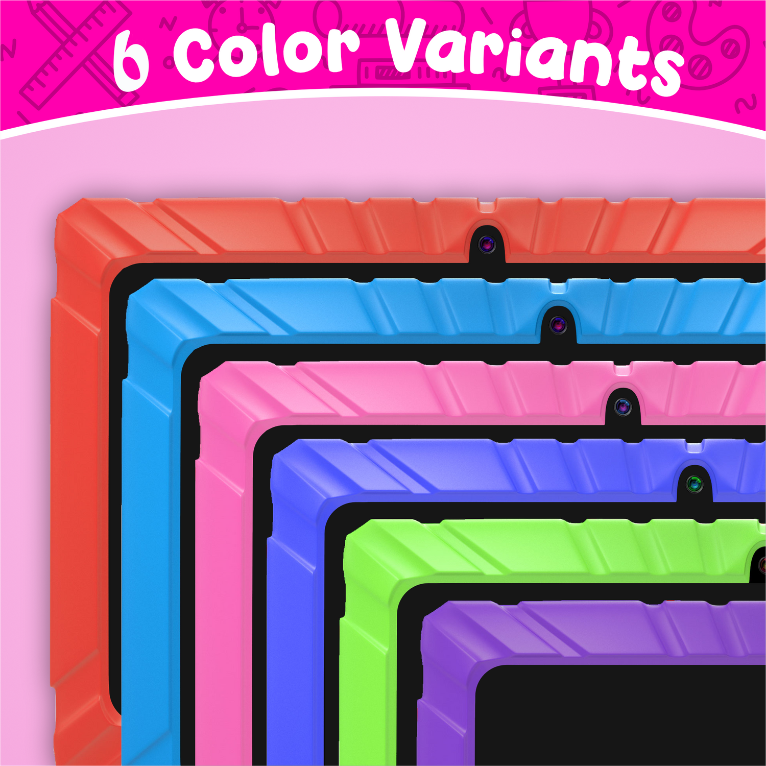 Contixo 7" Kids Tablet, 2024 Model, STEM Learning, Educational Tablet for Ages 3-12, Contixo Academy, Android 11 by Contixo