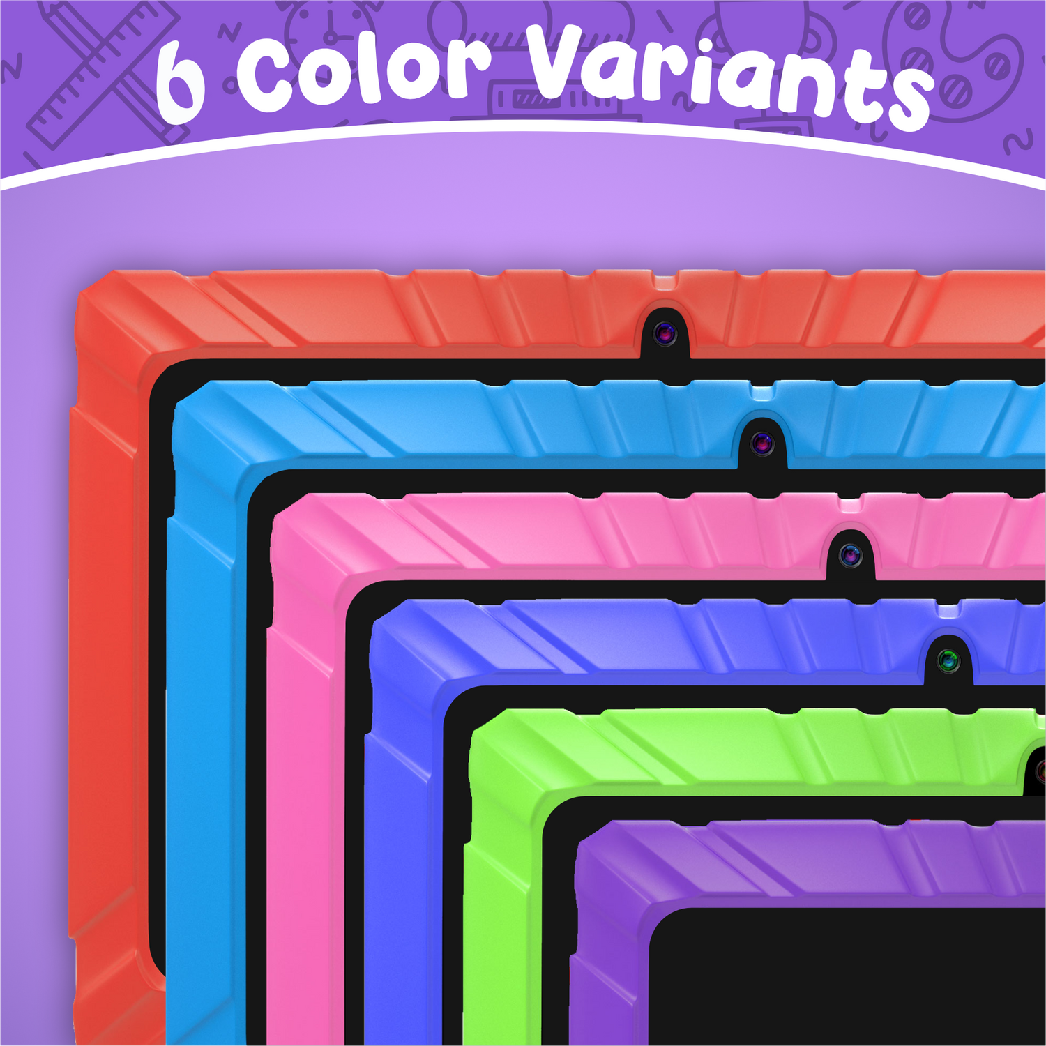 Contixo 7" Kids Tablet, 2024 Model, STEM Learning, Educational Tablet for Ages 3-12, Contixo Academy, Android 11 by Contixo