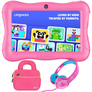 Contixo V9-2 7" Kids Tablet, Headphones, & Tablet Bag Bundle