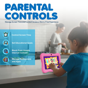Contixo V9 Kids HD 7" Tablet - 50 Disney EBooks & Kickstand Included