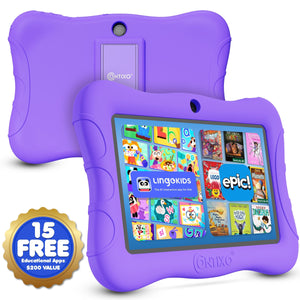 Contixo V9 Kids HD 7" Tablet - 50 Disney EBooks & Kickstand Included