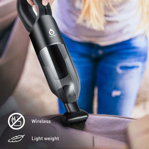 Pursonic Dual-Purpose Car & Handheld Vacuum Bundle – USB Rechargeable Cordless & Car Vacuum Cleaner Set by Pursonic