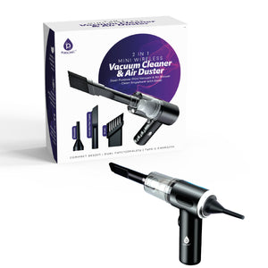 2-in-1 Mini Wireless Vacuum Cleaner & Air Duster – Powerful, Portable & Rechargeable by Pursonic
