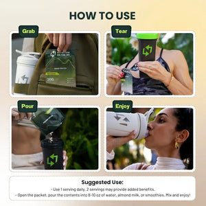 Vegan Protein Powder with Creatine | Single-Serve Packets
