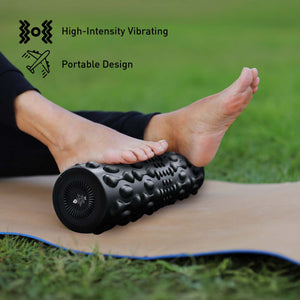 Muscle Relief Bundle: Vibrating Foam Roller & Neck and Shoulder Stretcher by Pursonic