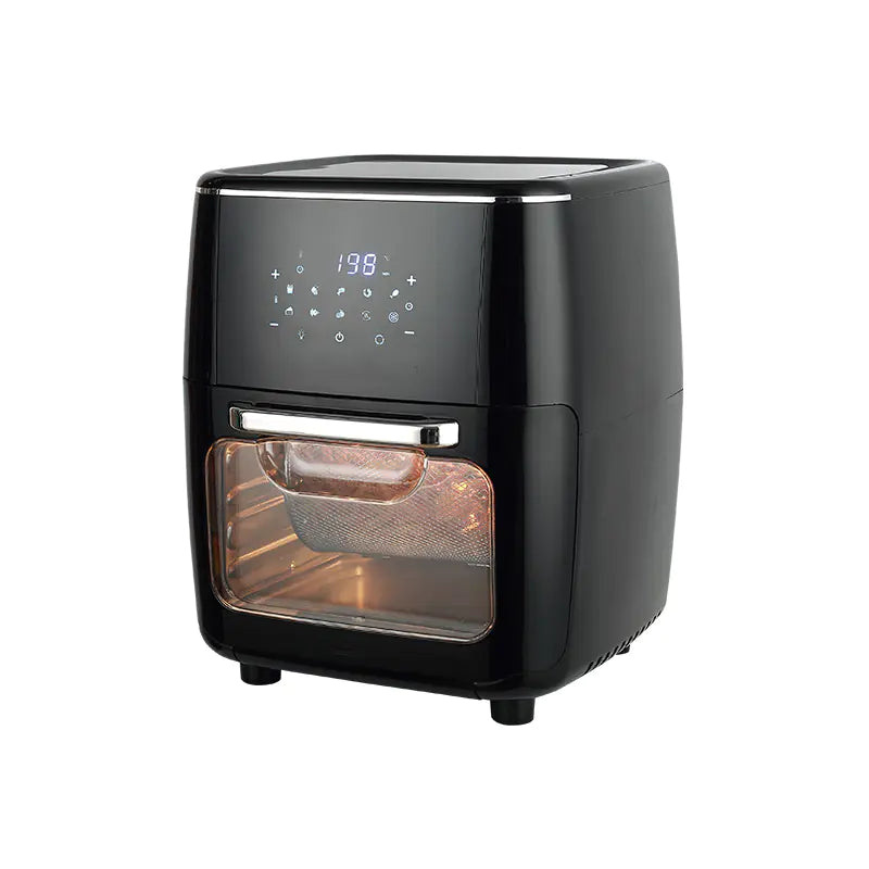 Large Capacity 13L Air Fryer with Transparent Rotating Oven