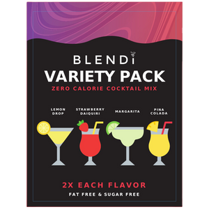 Skinny Mocktail Mixers – Guilt-Free Flavor, Zero Cal- 1 Pack (6 Count)