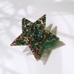 Velvet Claws Glitter Star Hair Claw