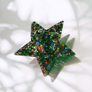 Velvet Claws Glitter Star Hair Claw