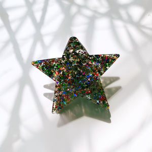Velvet Claws Glitter Star Hair Claw
