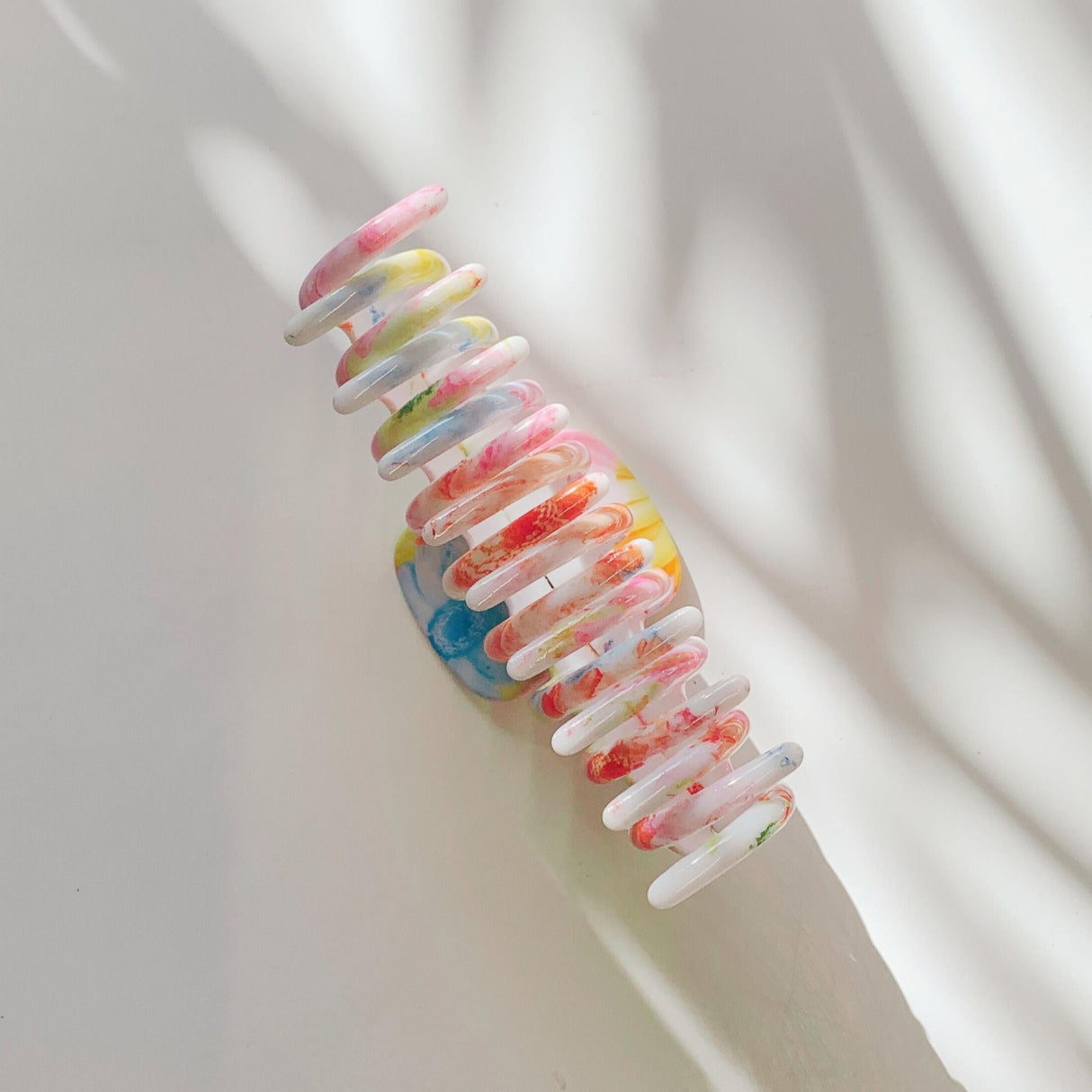 Velvet Claws Hair Clip | The Lobster in Primavera Floral on White