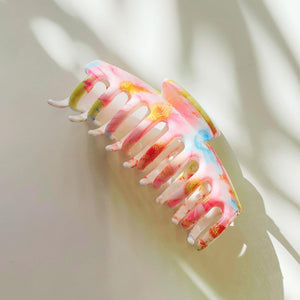 Velvet Claws Hair Clip | The Lobster in Primavera Floral on White