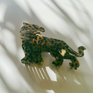 Velvet Claws Shaped Cheetah Hair Claw