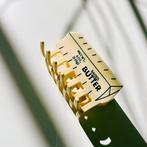 Velvet Claws Stick of Salted Butter Hair Claw | Yellow Claw Clip